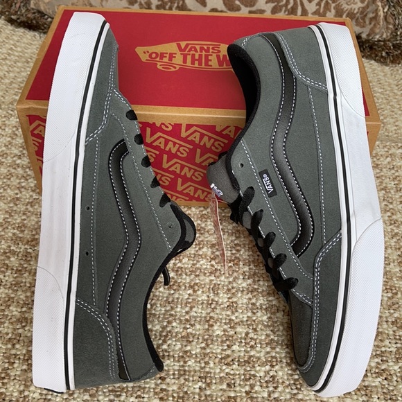 Vans Men’s Bearcat Charcoal/White/Black Men’s - Picture 11 of 16
